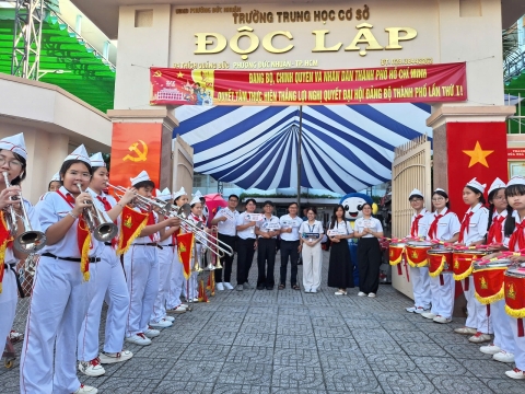 STEPPING STONES EDUCATION ĐỒNG HÀNH CÙNG TRƯỜNG THCS ĐỘC LẬP ĐÓN CHÀO HỌC SINH KHỐI 6 NĂM HỌC 2026- 2027