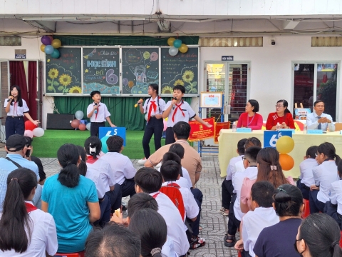 STEPPING STONES EDUCATION ĐỒNG HÀNH CÙNG TRƯỜNG THCS ĐỘC LẬP ĐÓN CHÀO HỌC SINH KHỐI 6 NĂM HỌC 2026- 2027