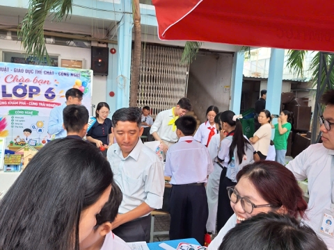 STEPPING STONES EDUCATION ĐỒNG HÀNH CÙNG TRƯỜNG THCS ĐỘC LẬP ĐÓN CHÀO HỌC SINH KHỐI 6 NĂM HỌC 2026- 2027