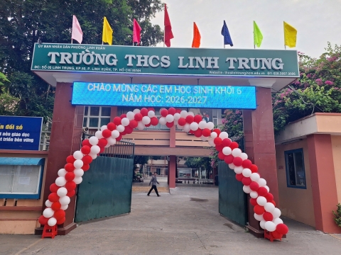 STEPPING STONES EDUCATION ĐỒNG HÀNH CÙNG THCS LINH TRUNG CHÀO ĐÓN HỌC SINH KHỐI 6 NĂM HỌC 2026 - 2027