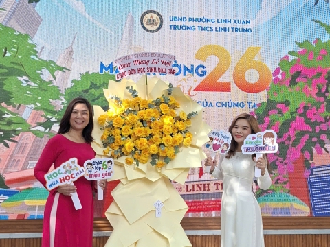 STEPPING STONES EDUCATION ĐỒNG HÀNH CÙNG THCS LINH TRUNG CHÀO ĐÓN HỌC SINH KHỐI 6 NĂM HỌC 2026 - 2027