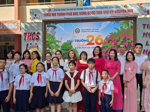 STEPPING STONES EDUCATION ĐỒNG HÀNH CÙNG THCS LINH TRUNG CHÀO ĐÓN HỌC SINH KHỐI 6 NĂM HỌC 2026 - 2027