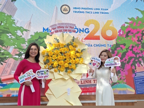 STEPPING STONES EDUCATION ĐỒNG HÀNH CÙNG THCS LINH TRUNG CHÀO ĐÓN HỌC SINH KHỐI 6 NĂM HỌC 2026 - 2027
