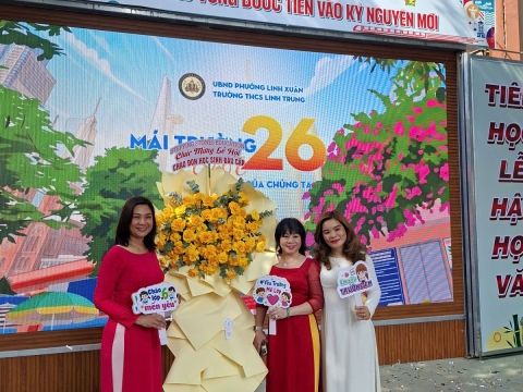 STEPPING STONES EDUCATION ĐỒNG HÀNH CÙNG THCS LINH TRUNG CHÀO ĐÓN HỌC SINH KHỐI 6 NĂM HỌC 2026 - 2027