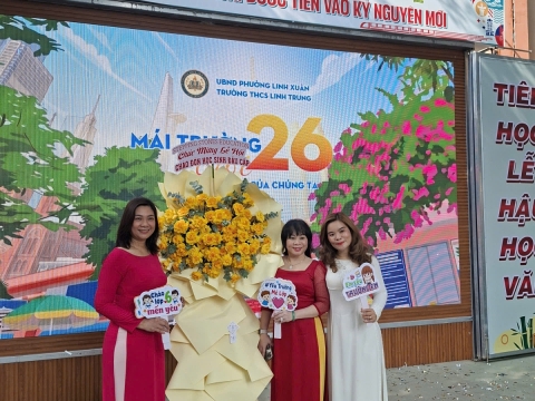 STEPPING STONES EDUCATION ĐỒNG HÀNH CÙNG THCS LINH TRUNG CHÀO ĐÓN HỌC SINH KHỐI 6 NĂM HỌC 2026 - 2027