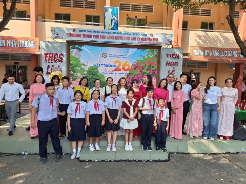 STEPPING STONES EDUCATION ĐỒNG HÀNH CÙNG THCS LINH TRUNG CHÀO ĐÓN HỌC SINH KHỐI 6 NĂM HỌC 2026 - 2027