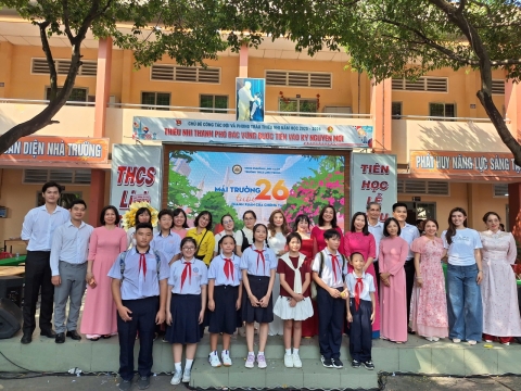 STEPPING STONES EDUCATION ĐỒNG HÀNH CÙNG THCS LINH TRUNG CHÀO ĐÓN HỌC SINH KHỐI 6 NĂM HỌC 2026 - 2027