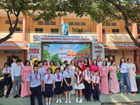 STEPPING STONES EDUCATION ĐỒNG HÀNH CÙNG THCS LINH TRUNG CHÀO ĐÓN HỌC SINH KHỐI 6 NĂM HỌC 2026 - 2027