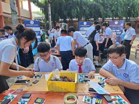 STEPPING STONES EDUCATION ĐỒNG HÀNH CÙNG THCS LINH TRUNG CHÀO ĐÓN HỌC SINH KHỐI 6 NĂM HỌC 2026 - 2027