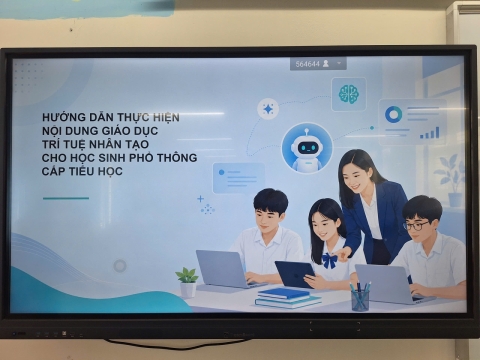 STEPPING STONES EDUCATION ĐỒNG HÀNH CÙNG TIỂU HỌC LƯƠNG THẾ VINH (PHƯỜNG AN LẠC) TẬP HUẤN TRÍ TUỆ NHÂN TẠO (AI), KNS CHUẨN BỊ CHO NĂM HỌC 2026 - 2027