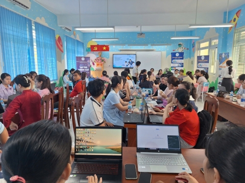 STEPPING STONES EDUCATION ĐỒNG HÀNH CÙNG TIỂU HỌC LƯƠNG THẾ VINH (PHƯỜNG AN LẠC) TẬP HUẤN TRÍ TUỆ NHÂN TẠO (AI), KNS CHUẨN BỊ CHO NĂM HỌC 2026 - 2027