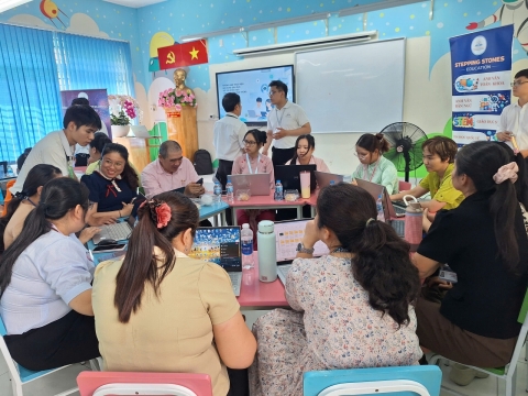 STEPPING STONES EDUCATION ĐỒNG HÀNH CÙNG TIỂU HỌC LƯƠNG THẾ VINH (PHƯỜNG AN LẠC) TẬP HUẤN TRÍ TUỆ NHÂN TẠO (AI), KNS CHUẨN BỊ CHO NĂM HỌC 2026 - 2027