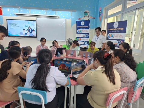 STEPPING STONES EDUCATION ĐỒNG HÀNH CÙNG TIỂU HỌC LƯƠNG THẾ VINH (PHƯỜNG AN LẠC) TẬP HUẤN TRÍ TUỆ NHÂN TẠO (AI), KNS CHUẨN BỊ CHO NĂM HỌC 2026 - 2027