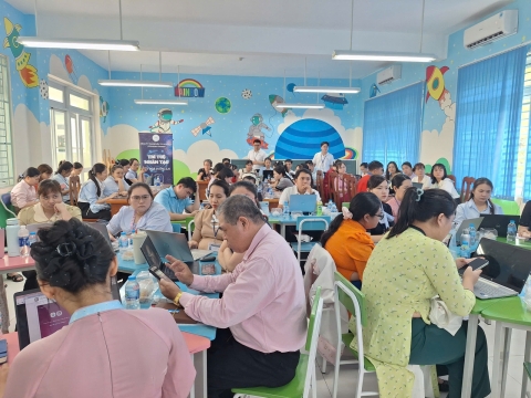 STEPPING STONES EDUCATION ĐỒNG HÀNH CÙNG TIỂU HỌC LƯƠNG THẾ VINH (PHƯỜNG AN LẠC) TẬP HUẤN TRÍ TUỆ NHÂN TẠO (AI), KNS CHUẨN BỊ CHO NĂM HỌC 2026 - 2027