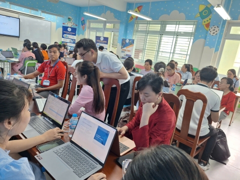 STEPPING STONES EDUCATION ĐỒNG HÀNH CÙNG TIỂU HỌC LƯƠNG THẾ VINH (PHƯỜNG AN LẠC) TẬP HUẤN TRÍ TUỆ NHÂN TẠO (AI), KNS CHUẨN BỊ CHO NĂM HỌC 2026 - 2027