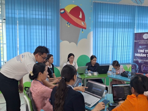 STEPPING STONES EDUCATION ĐỒNG HÀNH CÙNG TIỂU HỌC LƯƠNG THẾ VINH (PHƯỜNG AN LẠC) TẬP HUẤN TRÍ TUỆ NHÂN TẠO (AI), KNS CHUẨN BỊ CHO NĂM HỌC 2026 - 2027