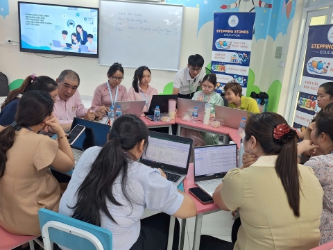 STEPPING STONES EDUCATION ĐỒNG HÀNH CÙNG TIỂU HỌC LƯƠNG THẾ VINH (PHƯỜNG AN LẠC) TẬP HUẤN TRÍ TUỆ NHÂN TẠO (AI), KNS CHUẨN BỊ CHO NĂM HỌC 2026 - 2027