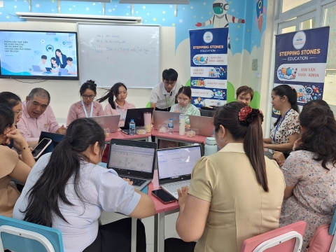 STEPPING STONES EDUCATION ĐỒNG HÀNH CÙNG TIỂU HỌC LƯƠNG THẾ VINH (PHƯỜNG AN LẠC) TẬP HUẤN TRÍ TUỆ NHÂN TẠO (AI), KNS CHUẨN BỊ CHO NĂM HỌC 2026 - 2027