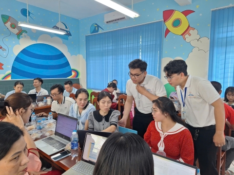STEPPING STONES EDUCATION ĐỒNG HÀNH CÙNG TIỂU HỌC LƯƠNG THẾ VINH (PHƯỜNG AN LẠC) TẬP HUẤN TRÍ TUỆ NHÂN TẠO (AI), KNS CHUẨN BỊ CHO NĂM HỌC 2026 - 2027