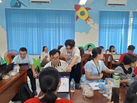 STEPPING STONES EDUCATION ĐỒNG HÀNH CÙNG TIỂU HỌC LƯƠNG THẾ VINH (PHƯỜNG AN LẠC) TẬP HUẤN TRÍ TUỆ NHÂN TẠO (AI), KNS CHUẨN BỊ CHO NĂM HỌC 2026 - 2027