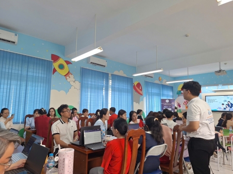 STEPPING STONES EDUCATION ĐỒNG HÀNH CÙNG TIỂU HỌC LƯƠNG THẾ VINH (PHƯỜNG AN LẠC) TẬP HUẤN TRÍ TUỆ NHÂN TẠO (AI), KNS CHUẨN BỊ CHO NĂM HỌC 2026 - 2027