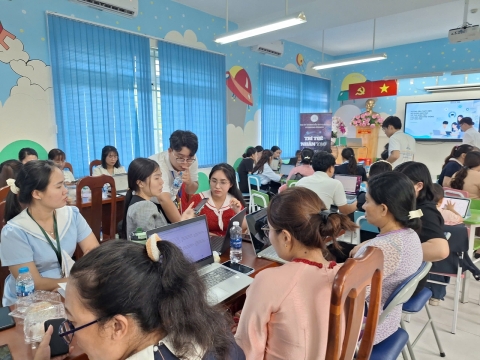 STEPPING STONES EDUCATION ĐỒNG HÀNH CÙNG TIỂU HỌC LƯƠNG THẾ VINH (PHƯỜNG AN LẠC) TẬP HUẤN TRÍ TUỆ NHÂN TẠO (AI), KNS CHUẨN BỊ CHO NĂM HỌC 2026 - 2027
