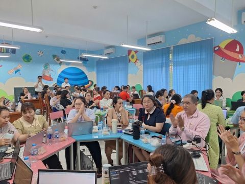 STEPPING STONES EDUCATION ĐỒNG HÀNH CÙNG TIỂU HỌC LƯƠNG THẾ VINH (PHƯỜNG AN LẠC) TẬP HUẤN TRÍ TUỆ NHÂN TẠO (AI), KNS CHUẨN BỊ CHO NĂM HỌC 2026 - 2027
