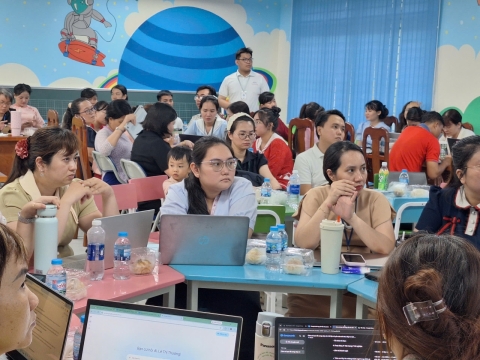 STEPPING STONES EDUCATION ĐỒNG HÀNH CÙNG TIỂU HỌC LƯƠNG THẾ VINH (PHƯỜNG AN LẠC) TẬP HUẤN TRÍ TUỆ NHÂN TẠO (AI), KNS CHUẨN BỊ CHO NĂM HỌC 2026 - 2027
