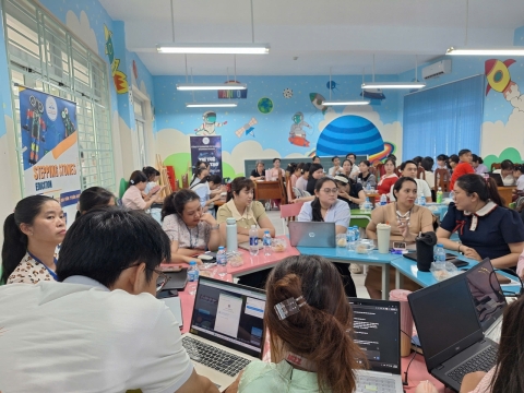 STEPPING STONES EDUCATION ĐỒNG HÀNH CÙNG TIỂU HỌC LƯƠNG THẾ VINH (PHƯỜNG AN LẠC) TẬP HUẤN TRÍ TUỆ NHÂN TẠO (AI), KNS CHUẨN BỊ CHO NĂM HỌC 2026 - 2027