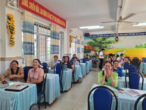 STEPPING STONES EDUCATION ĐỒNG HÀNH CÙNG TIỂU HỌC TRANG TẤN KHƯƠNG (CS1) TẬP HUẤN CDS ,STEM, TRÍ TUỆ NHÂN TẠO (AI), KNS CHUẨN BỊ CHO NĂM HỌC 2026 - 2027