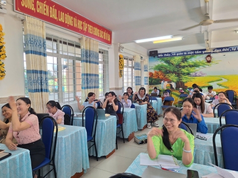 STEPPING STONES EDUCATION ĐỒNG HÀNH CÙNG TIỂU HỌC TRANG TẤN KHƯƠNG (CS1) TẬP HUẤN CDS ,STEM, TRÍ TUỆ NHÂN TẠO (AI), KNS CHUẨN BỊ CHO NĂM HỌC 2026 - 2027