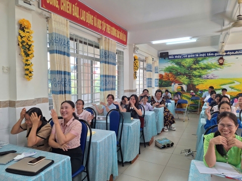 STEPPING STONES EDUCATION ĐỒNG HÀNH CÙNG TIỂU HỌC TRANG TẤN KHƯƠNG (CS1) TẬP HUẤN CDS ,STEM, TRÍ TUỆ NHÂN TẠO (AI), KNS CHUẨN BỊ CHO NĂM HỌC 2026 - 2027