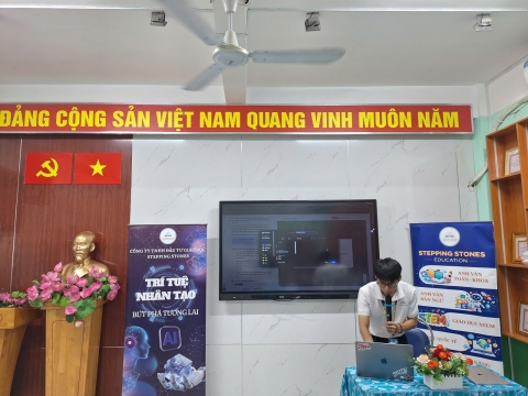 STEPPING STONES EDUCATION ĐỒNG HÀNH CÙNG TIỂU HỌC NGUYỄN ĐỨC CẢNH TẬP HUẤN TRÍ TUỆ NHÂN TẠO (AI) CHUẨN BỊ CHO NĂM HỌC 2026 - 2027