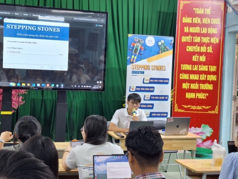 STEPPING STONES EDUCATION TỔ CHỨC TẬP HUẤN PHẦN MỀM QUẢN LÝ GIÁO ÁN CHO ĐỘI NGŨ GIÁO VIÊN