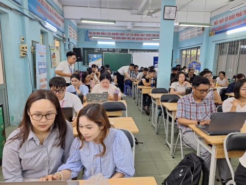 STEPPING STONES EDUCATION TỔ CHỨC TẬP HUẤN PHẦN MỀM QUẢN LÝ GIÁO ÁN CHO ĐỘI NGŨ GIÁO VIÊN