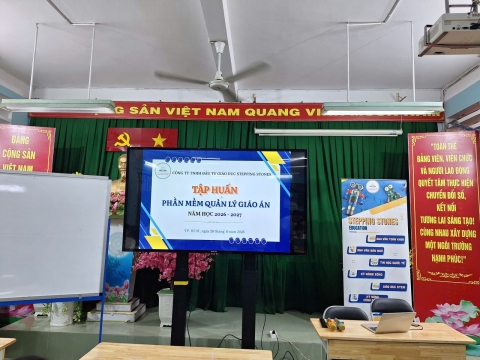 STEPPING STONES EDUCATION TỔ CHỨC TẬP HUẤN PHẦN MỀM QUẢN LÝ GIÁO ÁN CHO ĐỘI NGŨ GIÁO VIÊN