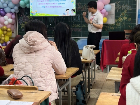 STEPPING STONES EDUCATION Tập huấn về giáo dục Trí tuệ nhân tạo cho trường tiểu học Mê Linh - Đà Lạt ngày 5-9-2026