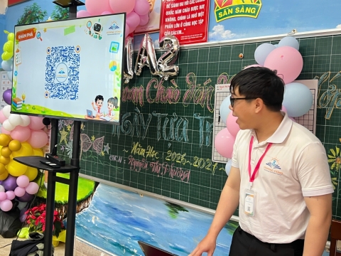 STEPPING STONES EDUCATION Tập huấn về giáo dục Trí tuệ nhân tạo cho trường tiểu học Mê Linh - Đà Lạt ngày 5-9-2026