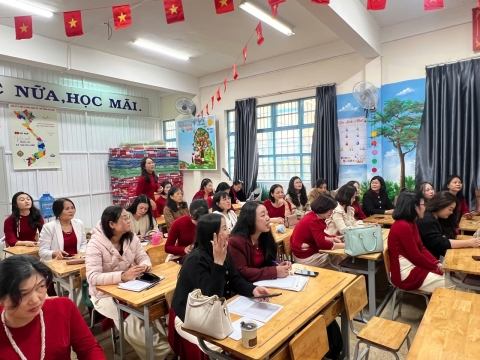 STEPPING STONES EDUCATION Tập huấn về giáo dục Trí tuệ nhân tạo cho trường tiểu học Mê Linh - Đà Lạt ngày 5-9-2026