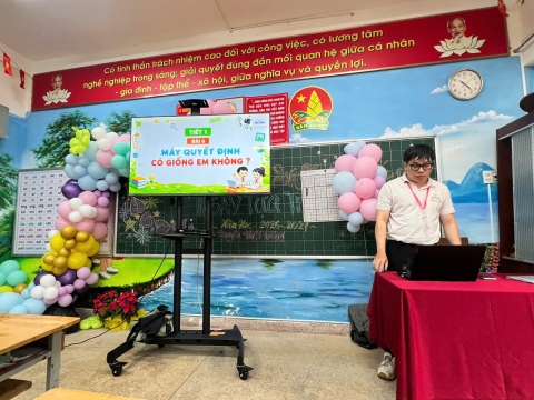 STEPPING STONES EDUCATION Tập huấn về giáo dục Trí tuệ nhân tạo cho trường tiểu học Mê Linh - Đà Lạt ngày 5-9-2026
