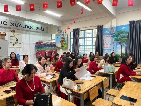 STEPPING STONES EDUCATION Tập huấn về giáo dục Trí tuệ nhân tạo cho trường tiểu học Mê Linh - Đà Lạt ngày 5-9-2026