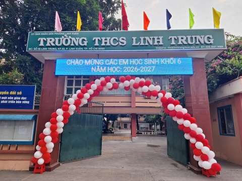 STEPPING STONES EDUCATION ĐỒNG HÀNH CÙNG THCS LINH TRUNG CHÀO ĐÓN HỌC SINH KHỐI 6 NĂM HỌC 2026 - 2027