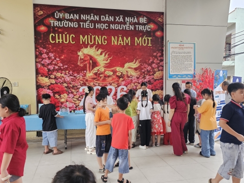 HỘI XUÂN TRƯỜNG TIẾU HỌC NGUYỄN TRỰC - NHÀ BÈ