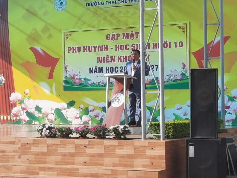 STEPPING STONES EDUCATION ĐỒNG HÀNH CÙNG THPT CHUYÊN BẢO LỘC CHÀO ĐÓN HỌC SINH VÀ PHHS KHỐI 10 NĂM HỌC 2026 - 2027