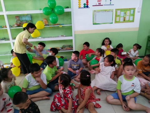TỔ CHỨC SINH NHẬT TẠI SUPERBRAIN NHƠN TRẠCH