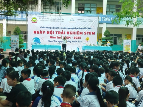 NGÀY HỘI TRẢI NGHIỆM STEM TẠI TRƯỜNG TIỂU HỌC BÌNH TRỊ ĐÔNG
