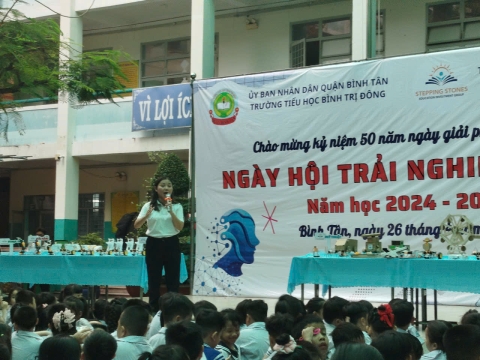 NGÀY HỘI TRẢI NGHIỆM STEM TẠI TRƯỜNG TIỂU HỌC BÌNH TRỊ ĐÔNG