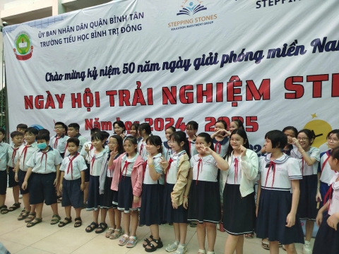 NGÀY HỘI TRẢI NGHIỆM STEM TẠI TRƯỜNG TIỂU HỌC BÌNH TRỊ ĐÔNG