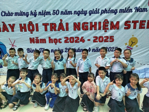 NGÀY HỘI TRẢI NGHIỆM STEM TẠI TRƯỜNG TIỂU HỌC BÌNH TRỊ ĐÔNG