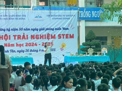 NGÀY HỘI TRẢI NGHIỆM STEM TẠI TRƯỜNG TIỂU HỌC BÌNH TRỊ ĐÔNG